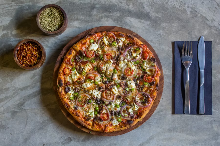 Fresh pizza